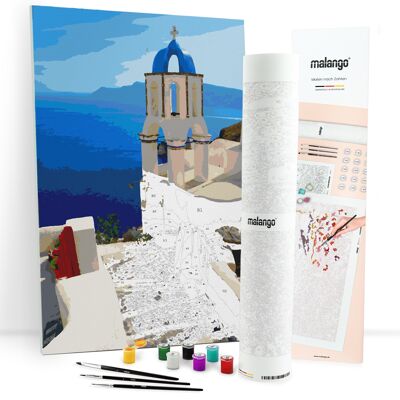 Peinture par numéros - Santorini Sea View