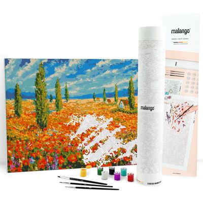 Paint by numbers - flower paradise