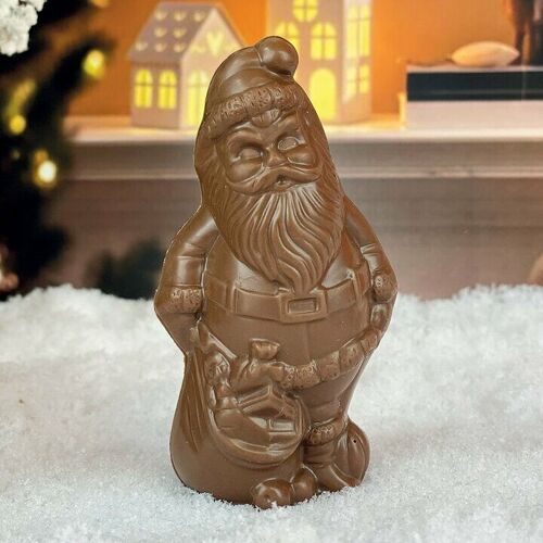Père noël en chocolat | moulage de noël | Chocolat de Noel artisanal Chocodic