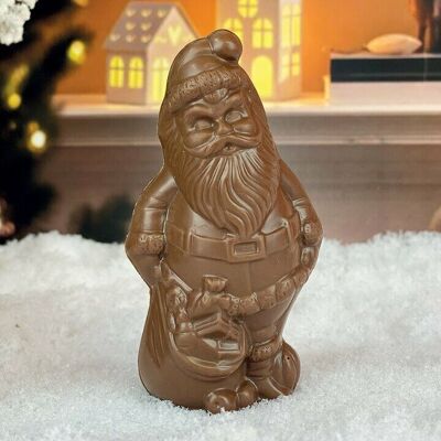 Schokoladen-Weihnachtsmann | Weihnachtsform | Schoko-handwerklich hergestellte Weihnachtsschokolade