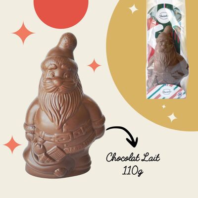 Babbo Natale al cioccolato | modanatura natalizia | Chocodic cioccolato artigianale natalizio