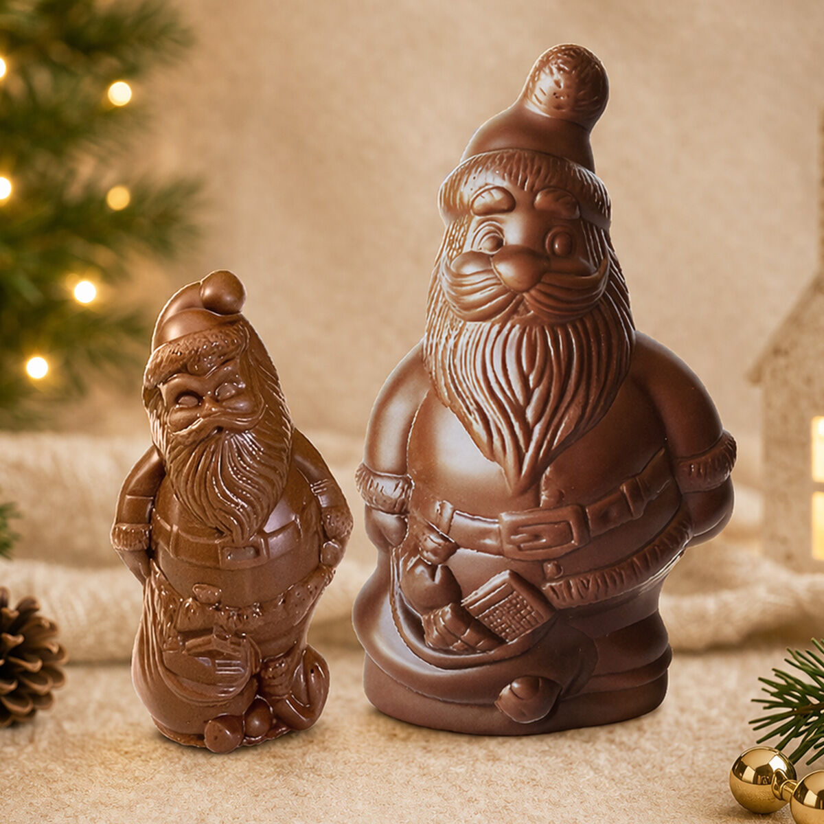 Chocolate Santa | christmas molding | Chocodic artisanal Christmas chocolate