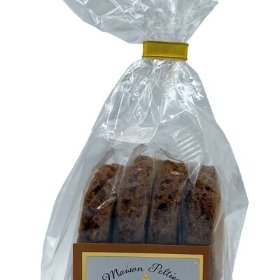 Maison Peltier Dischetti al sesamo/caramello 160 gr