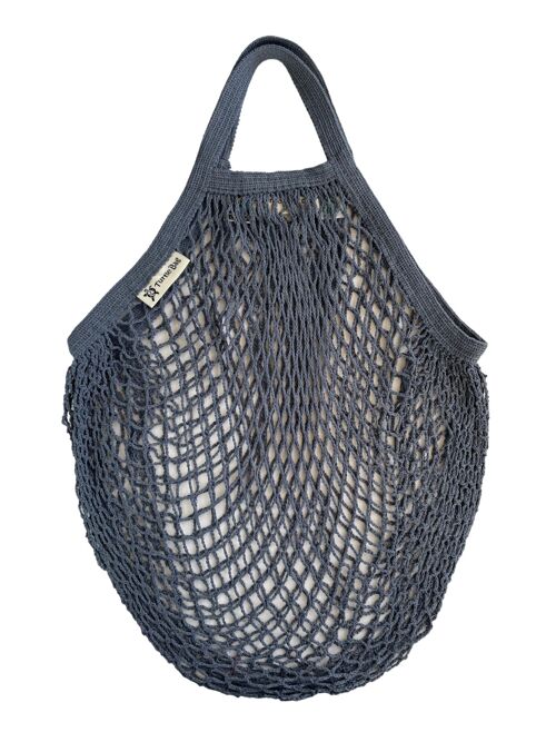 Short Handle String Bag - Denim Blue