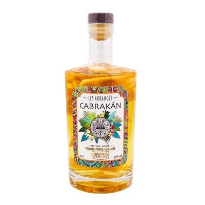 Rum arrangiert mit Apfel, Birne und Karamell von Isigny – 70cl – Cabrakan