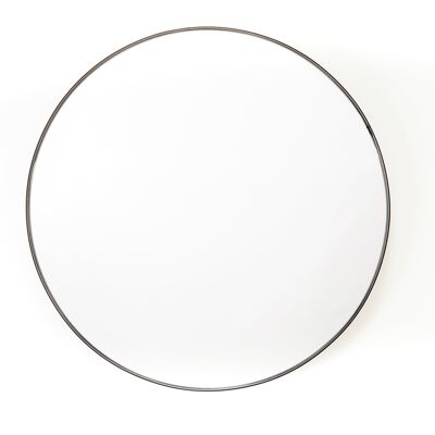 Specchio rotondo HV - Nero - ⌀ 60 cm