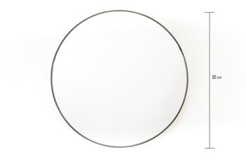 Miroir Rond HV - Noir - ⌀ 60 cm 3