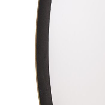 Miroir Métal Rond HV ⌀ 100cm Noir 3
