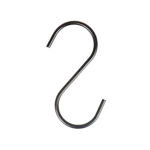 Housevitamin 6 Metal S-Hooks Black - 11x6x1cm