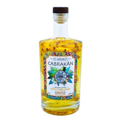 Arranged rum with pineapple and caramel from Isigny - 70cl - Cabrakan