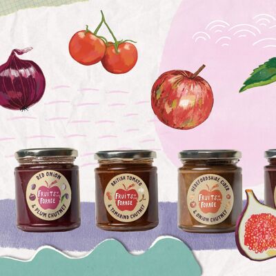 Fig Chutney With British Plums