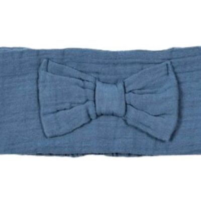 STIRNBAND/ BANDANA BLAU