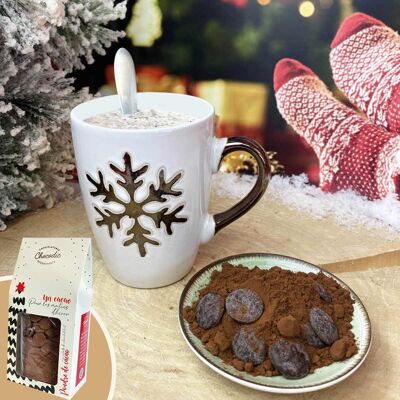 Hausgemachter Kakao | Frühstück | Schoko-handwerklich hergestellte Weihnachtsschokolade