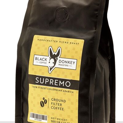 Ground Coffee 500g (SUPREMO - COLOMBIAN ARABICA)