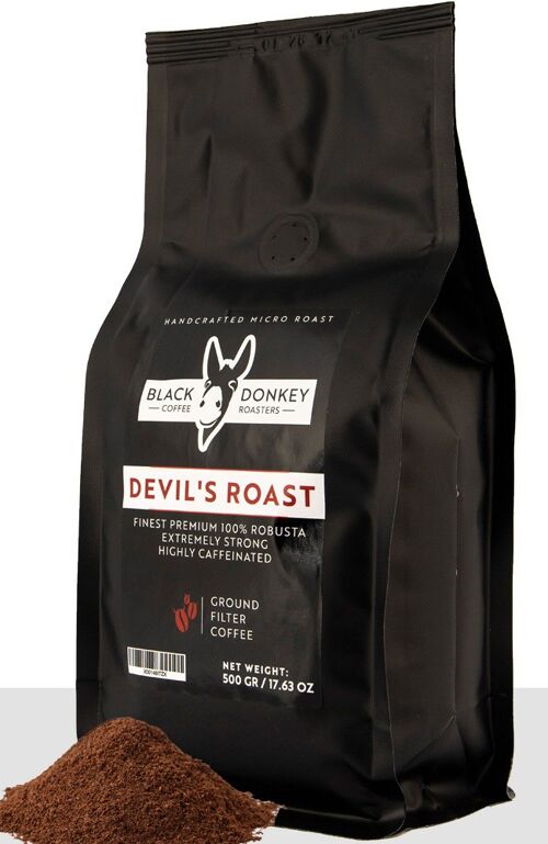 Ground Coffee 500g (DEVIL'S ROAST - EXTRA STRONG)