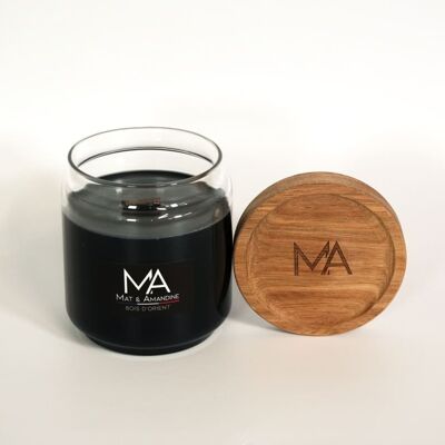 Oriental Wood Scented Candle - Medium Jar
