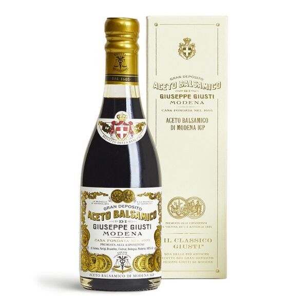 Giusti - Aceto Balsamico di Modena IGP 2 Medaglie d'Oro- Champagnotta 250ml