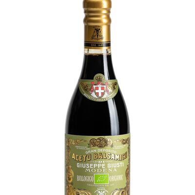 Giusti - Vinaigre Balsamique de Modène Bio IGP 3 Médailles d'Or - Champagnotta 250ml