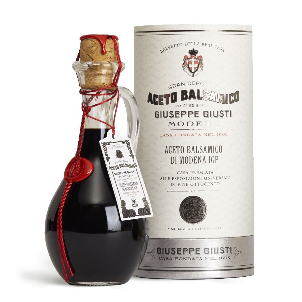 Giusti - Aceto Balsamico di Modena IGP 1 Medaglia d'Argento - Anforina con Astuccio 250ml