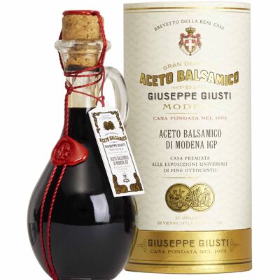 Giusti - Balsamic Vinegar of Modena PGI 2 Gold Medals - Amphorine with 250ml Case