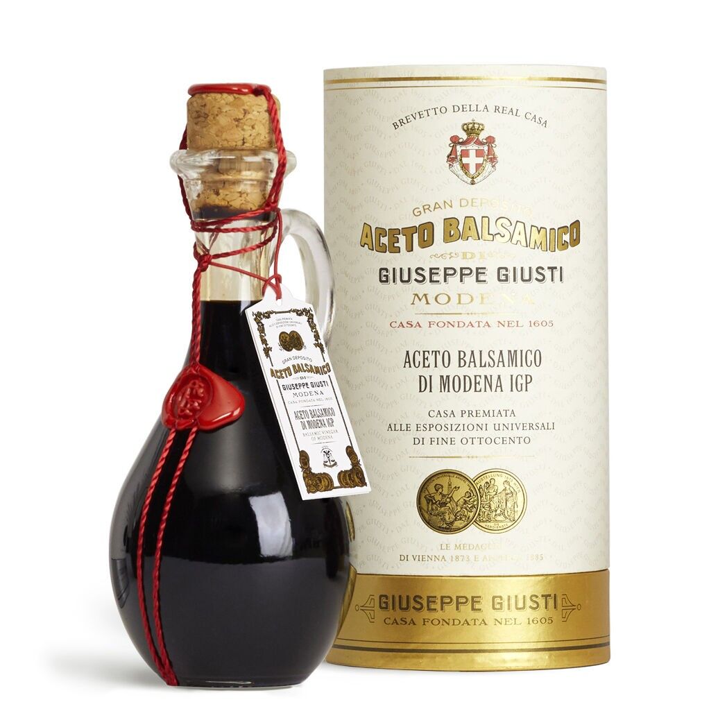 Giusti - Aceto Balsamico di Modena IGP 2 Medaglie d'Oro - Anforina con Astuccio 250ml