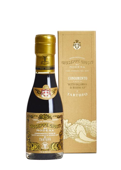 Giusti - Condimento a base di "Aceto Balsamico di Modena IGP" e tartufo - Champagnottina 100ml