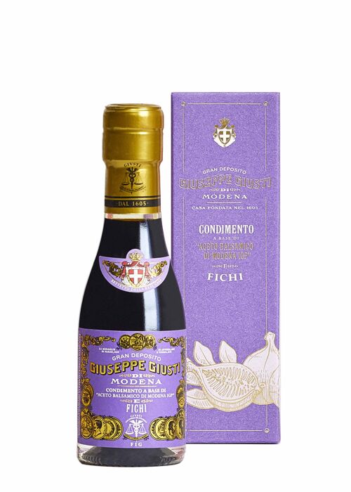 Giusti - Condimento a base di "Aceto Balsamico di Modena IGP" e fichi - Champagnottina 100ml