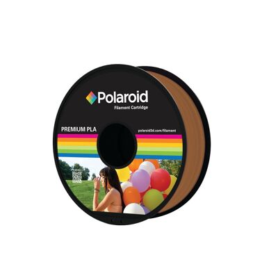 Filamento Polaroid 1kg Filamento PLA Universal Deluxe Silk marrone