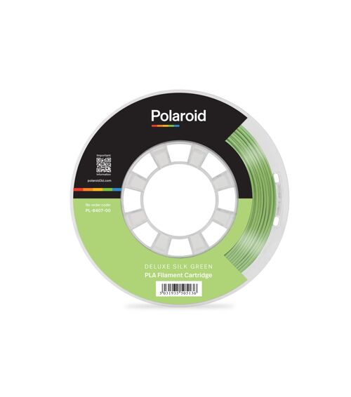 Polaroid Filament 250g Universal Deluxe Silk PLA Filament green