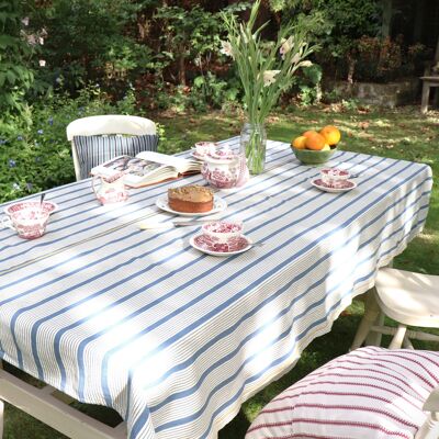 Jirrapa Sky Blue Tablecloth, handwoven, ethical, carbon-neutral