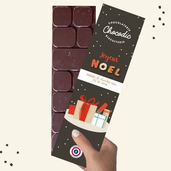 Tablettes de chocolat NOIR 73% DE CACAO | moulage de noël | Chocolat de Noel artisanal Chocodic 1