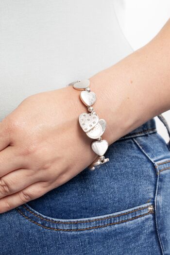 Bibi Bijoux Bracelet à breloques en argent « Love Is All Around » 2