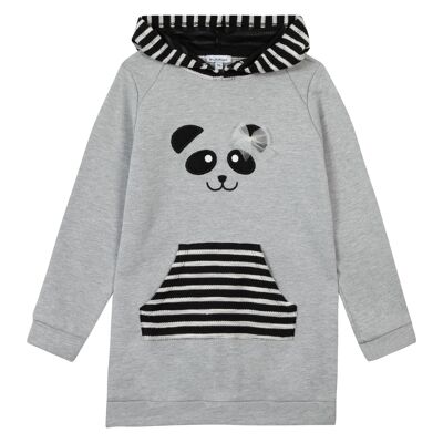 Robe sweat-shirt Oeko-Tex® à capuche#2V30004|21| 8-12A