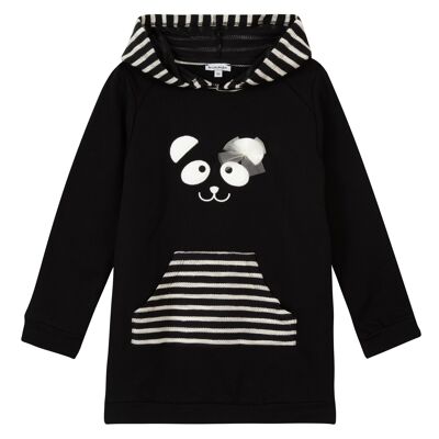 Robe sweat-shirt Oeko-Tex® à capuche#2V30004|02| 4-6A