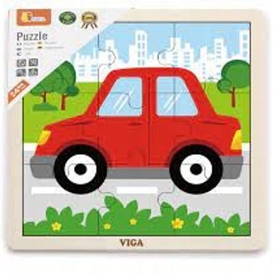 Viga 9 Piece Puzzle - car