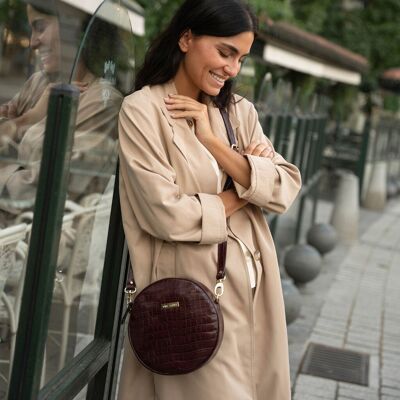 Sac à bandoulière Olimpia chocolat