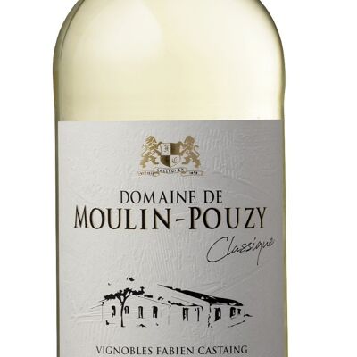 Sweet white wine Cotes de Bergerac Moulin-Pouzy classic 75cl