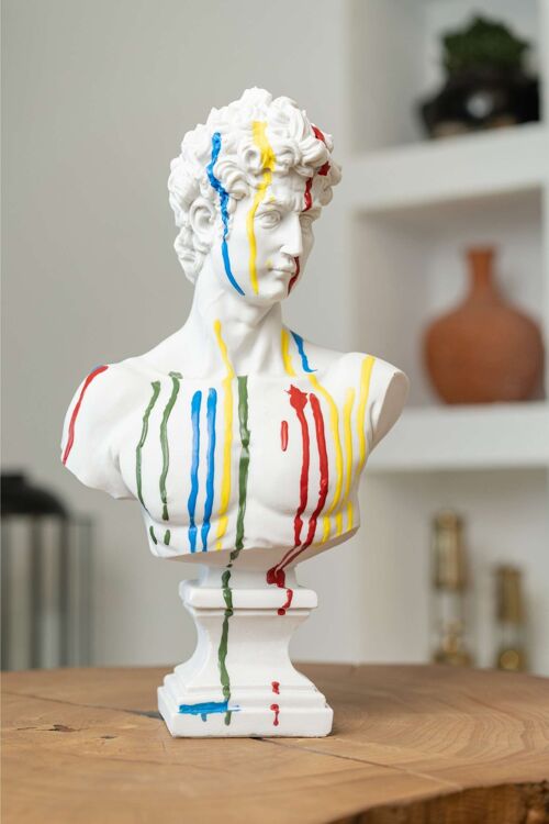 Colours of David, Modern Sculpture for Home Decoration