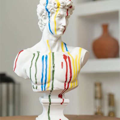 Colours of David, moderne Skulptur für Heimtextilien