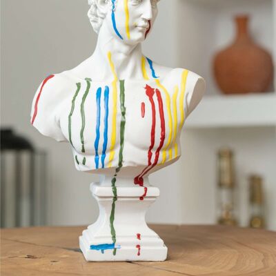 Couleurs de David, Sculpture Moderne pour la Décoration de la Maison