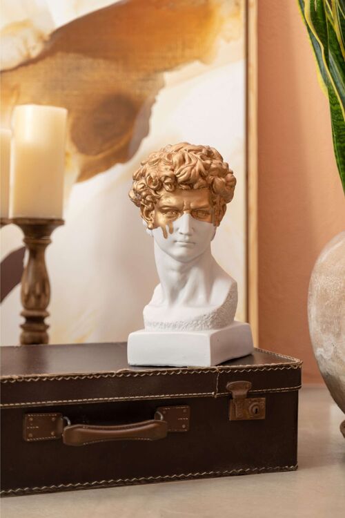 David The Golden Boy, Modern Sculpture for Home Decoration