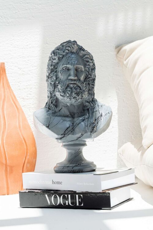 Fine Marble Zeus, Modern Sculpture for Home Decoration