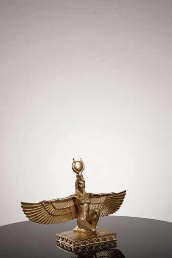 Golden Goddess Isis, Sculpture moderne pour la décoration de la maison 4