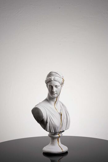 Golden Streak Artemis, Sculpture moderne pour la décoration de la maison 4