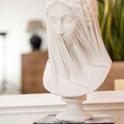 The Veiled Vestal Virgin, Modern Sculpture for Home Decoration