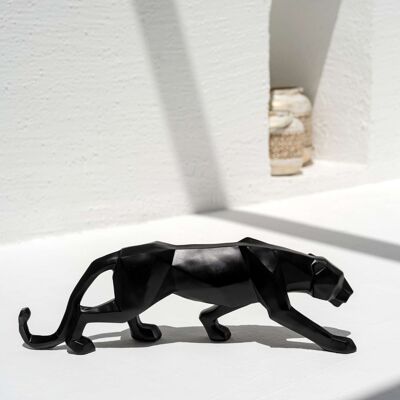 Tigre Negro, Escultura Moderna para la Decoración del Hogar