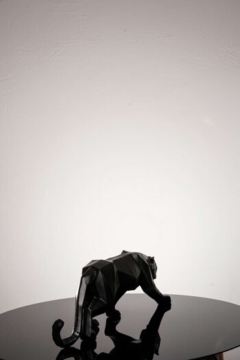 Tigre noir, sculpture moderne pour la décoration de la maison 5