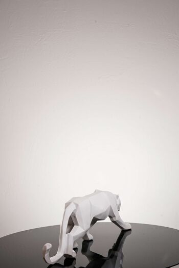 Tigre blanc, sculpture moderne pour la décoration de la maison 5