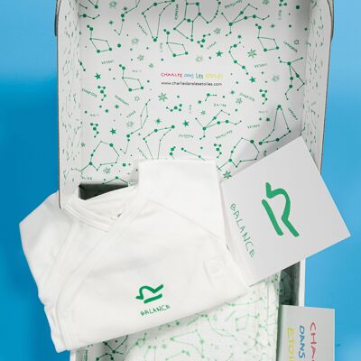 Balance Birth Box - 1 bodysuit 3 months or 1 bodysuit 6 months