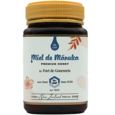 Manuka Honey UMF 15+ / MGO 514+ 500g - By Fort by Gourmets
